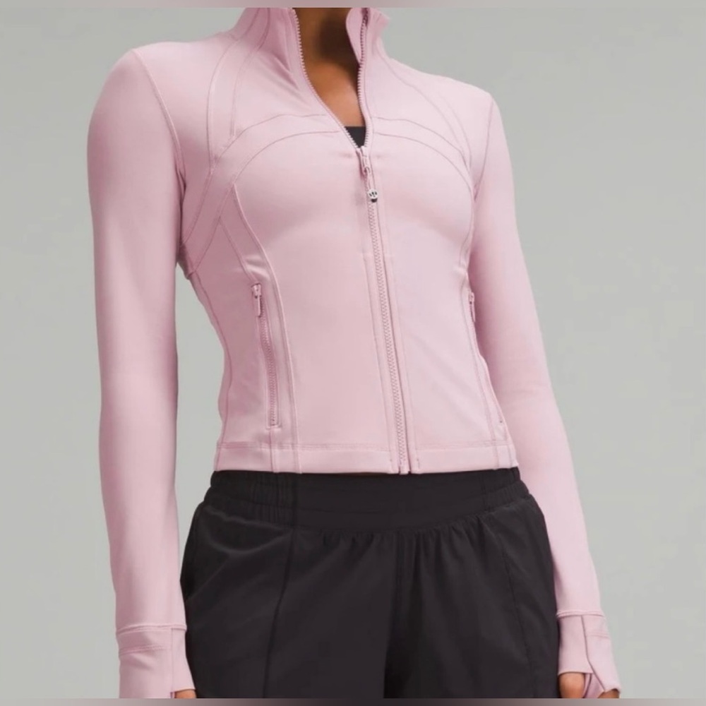 NWT Lululemon Define Cropped Jacket Nulu in Rose Blush Size 6
